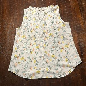 LOFT - Floral Sleeveless Blouse - Medium
